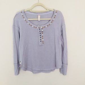 Altar’d State waffle knit long sleeve T-shirt